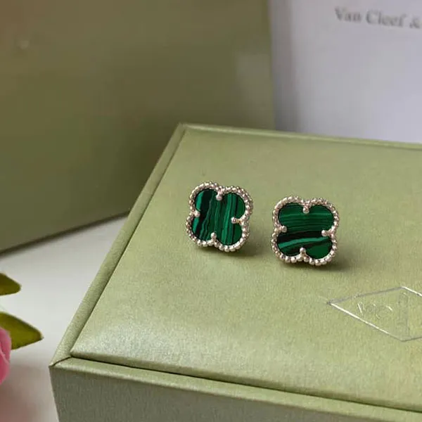 Khuyên Tai Jewery Luxury 18K Màu Xanh Bạc 15mm - Trang sức - Vua Hàng Hiệu