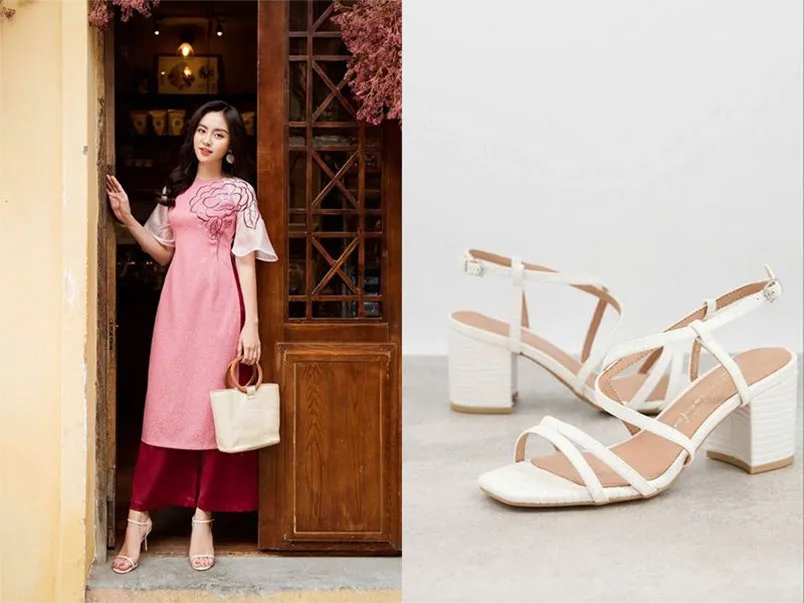 Những kiểu giày phối với áo dài đẹp, tôn dáng cho nàng