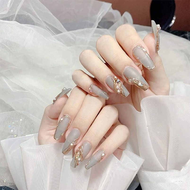 Top 101+ mẫu nail đính đá đẹp, sang chảnh cho nàng tham khảo