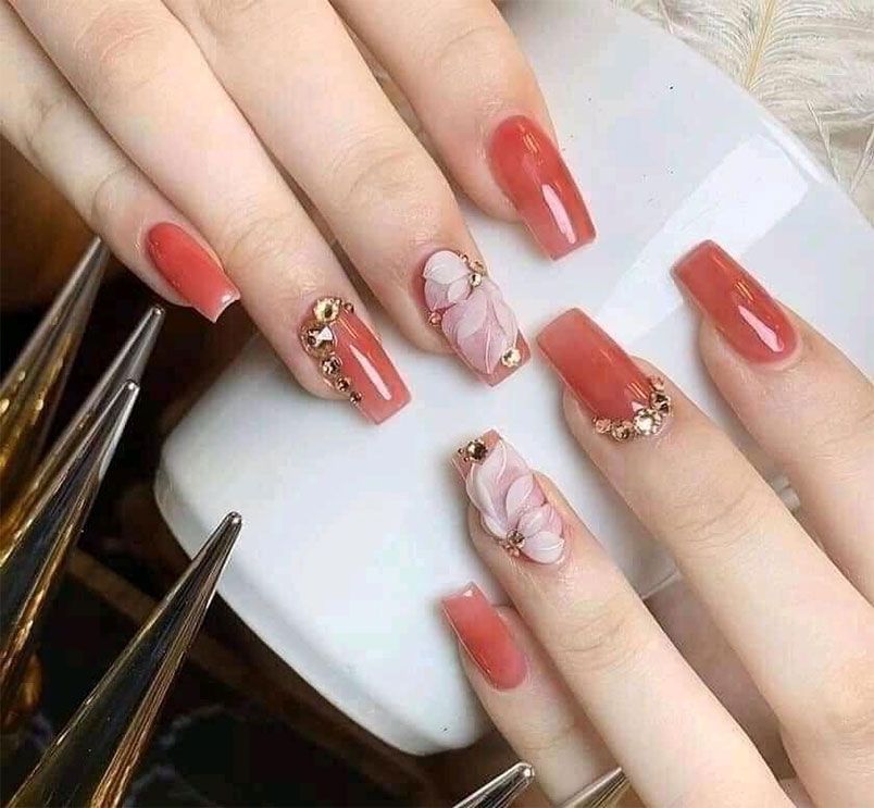 Top 101+ mẫu nail đính đá đẹp, sang chảnh cho nàng tham khảo