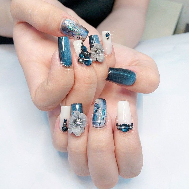 Top 101+ mẫu nail đính đá đẹp, sang chảnh cho nàng tham khảo