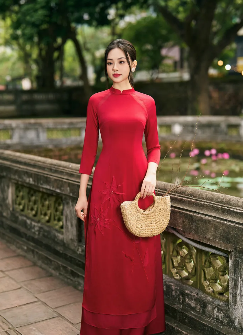 9+ phụ kiện mặc áo dài giúp chị em tỏa sáng, tôn dáng cực khéo - 10