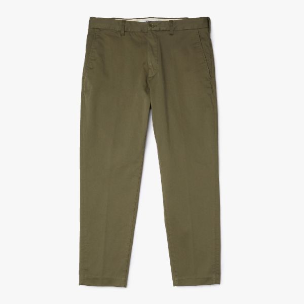 Quần Kaki Nam Lacoste Tappered Fit HH2709 00 316 Màu Xanh Rêu Size 42/30 - Thời trang - Vua Hàng Hiệu