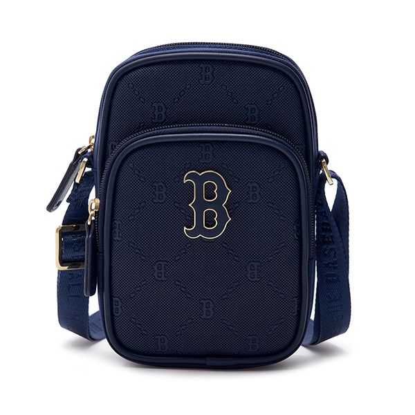 Túi Đeo Chéo Trẻ Em MLB PU Diamond Monogram Boston Red Sox 7ACRMDD4N-43NYD Màu Xanh Navy - Túi xách - Vua Hàng Hiệu