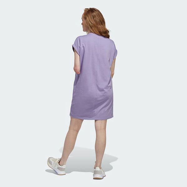 Váy Suông Nữ Adidas Adicolor Classics Trefoil Tee Dress IC5482 Màu Tím Size M - Thời trang - Vua Hàng Hiệu