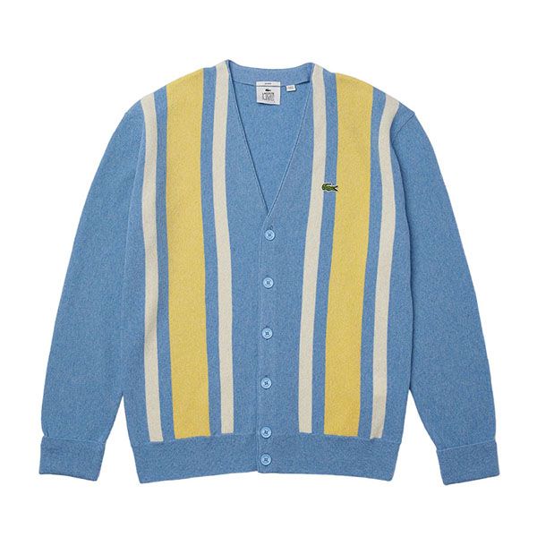 Áo Cardigan Nam Lacoste Men's Live Vintage Inspired Wool Blend Buttoned Cardigan AH7306-51 Màu Phối Màu Size 4 - Thời trang - Vua Hàng Hiệu