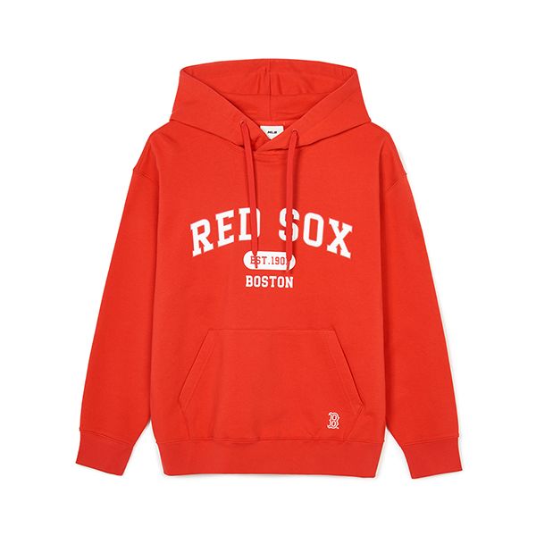 Áo Hoodie MLB Overfit của Varsity Boston Red Sox 3AHDV0141-43RDS Màu Đỏ - Thời trang - Vua Hàng Hiệu