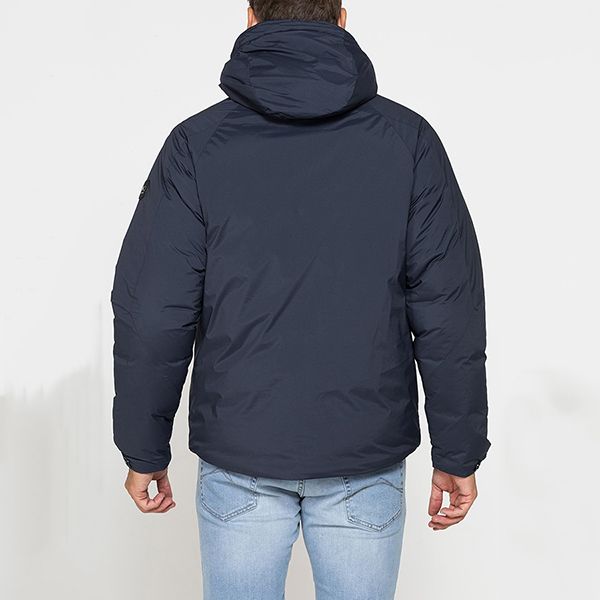 Áo Khoác Nam Carrera Jeans Technical Padded Jacket With Hood And Zip 409D1565X_687 Màu Xanh Navy Size L - Thời trang - Vua Hàng Hiệu