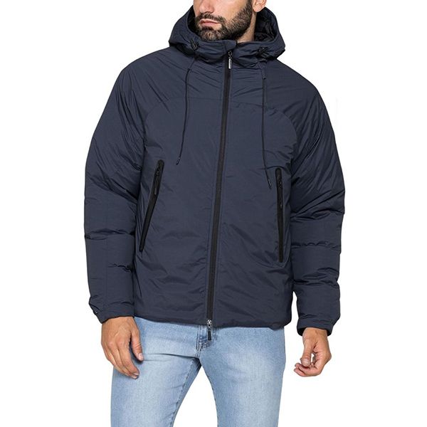 Áo Khoác Nam Carrera Jeans Technical Padded Jacket With Hood And Zip 409D1565X_687 Màu Xanh Navy Size L - Thời trang - Vua Hàng Hiệu