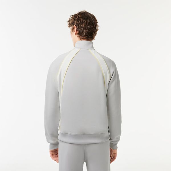 Áo Khoác Nỉ Lacoste Zip-Up Sweatshirt SH5996 VI8 Màu Xám Size 4 - Thời trang - Vua Hàng Hiệu