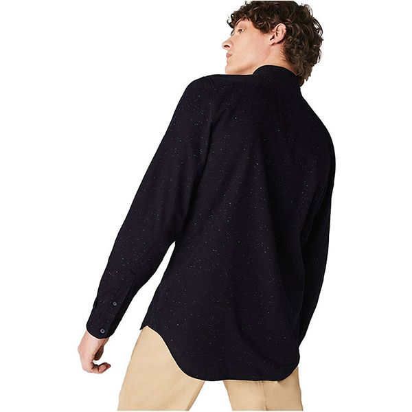 Áo Sơ Mi Nam Lacoste Slim Fit Shirt CH2985 Màu Xanh Than - Thời trang - Vua Hàng Hiệu
