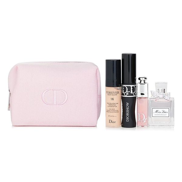 Bộ Sản Phẩm Dior Miss Dior Blooming Bouquet Pouch Mini Set 4pcs + Pouch 4 Món - Mỹ phẩm - Vua Hàng Hiệu