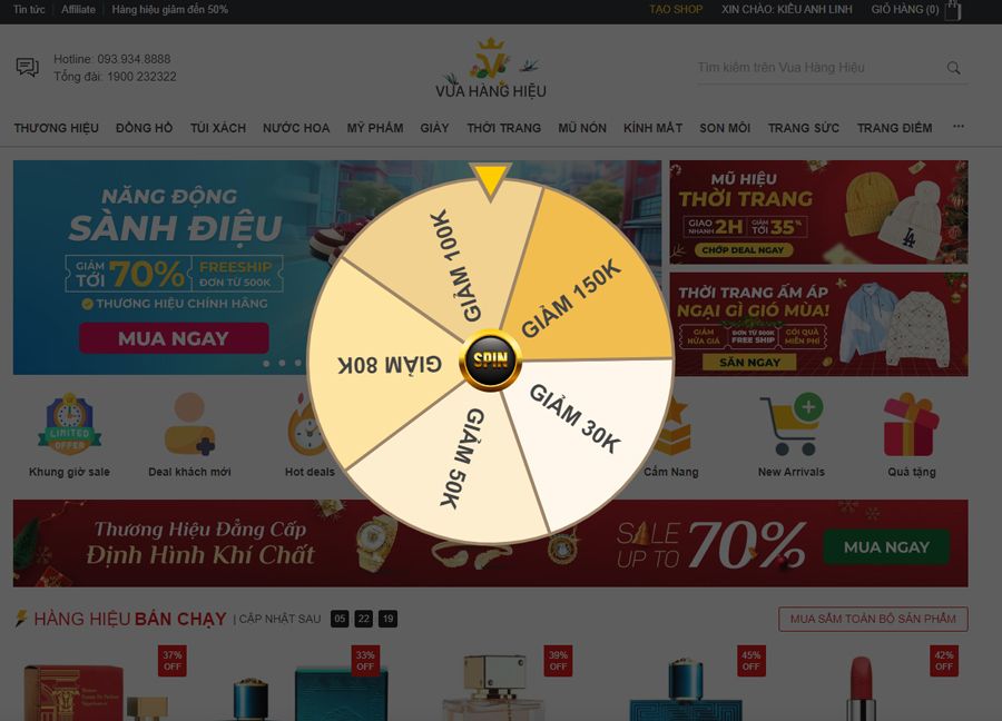 Ưu đãi thành viên TẢI APP mới: Mua sắm hàng hiệu tặng mã giảm tới 150K đơn mới - 4