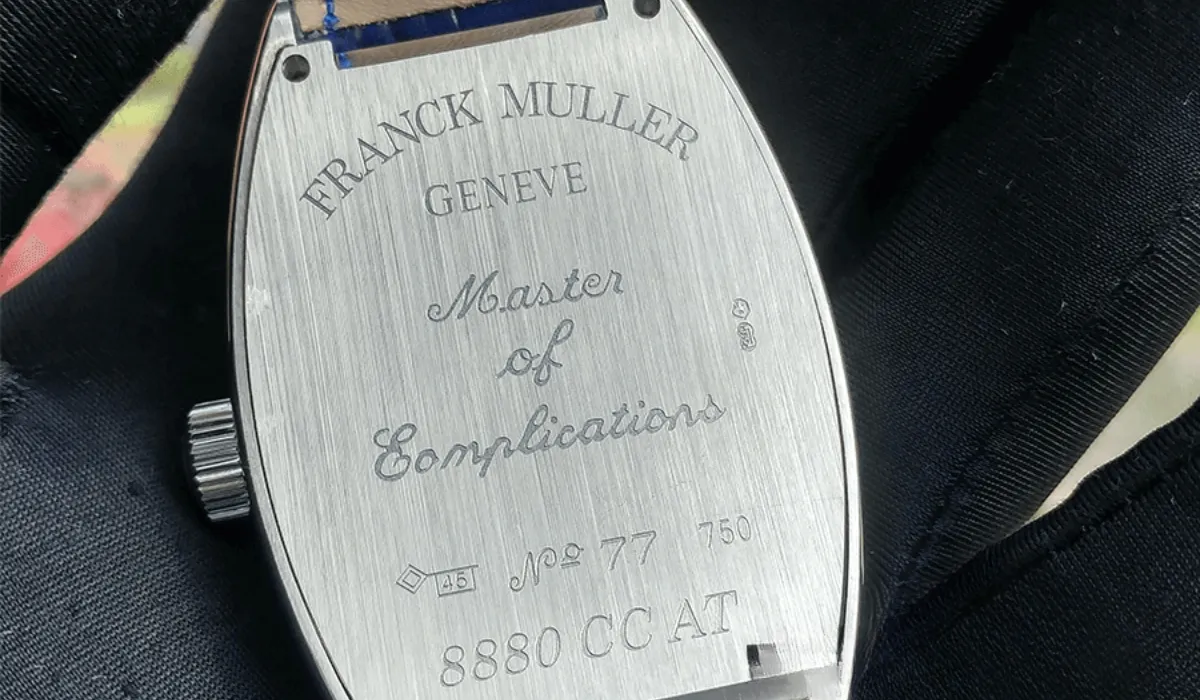 5 cách phân biệt đồng hồ Franck Muller thật giả cần biết - 4