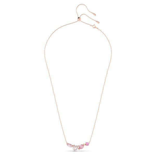 Dây Chuyền Nữ Swarovski Gema 520 Candy Love Crystal Necklace 5630876 Màu Vàng Hồng - Trang sức - Vua Hàng Hiệu
