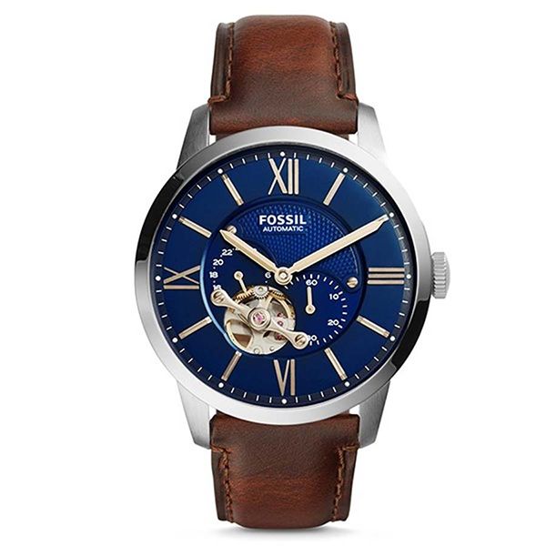 Đồng Hồ Nam Fossil Townsman Automatic Brown Leather ME3110 Màu Nâu - Đồng hồ - Vua Hàng Hiệu