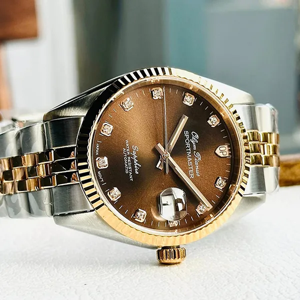 Đồng Hồ Nam Olym Pianus Watch OP89322 Màu Demi (Vàng Hồng - Bạc) - Đồng hồ - Vua Hàng Hiệu