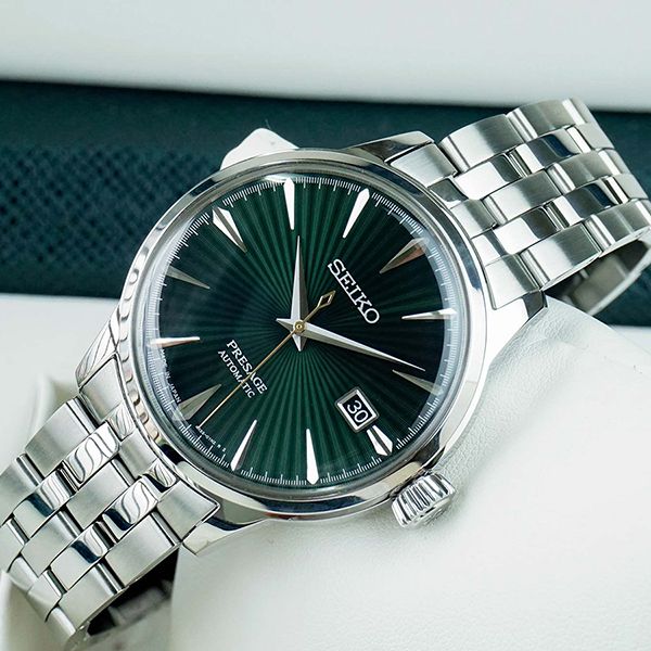 Đồng Hồ Nam Seiko Cocktail SRPE15J1 Màu Xanh Bạc - Đồng hồ - Vua Hàng Hiệu