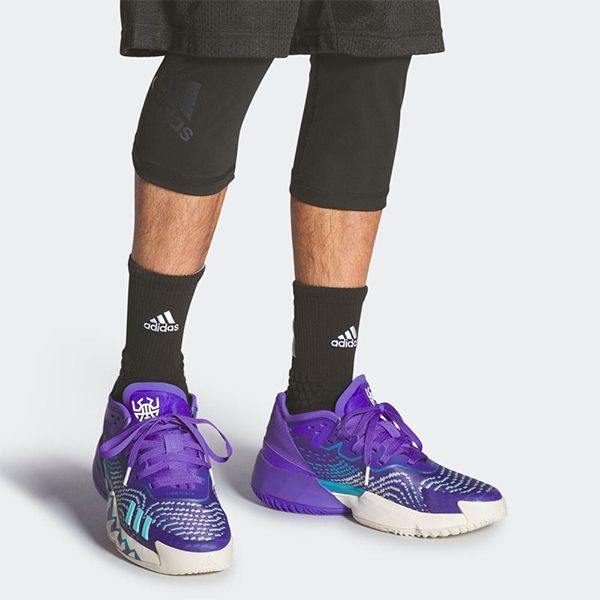 Giày Bóng Rổ Adidas DON Issue 4 Throwback Utah Jazz HR0710 Màu Tím - Giày - Vua Hàng Hiệu