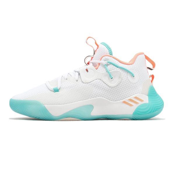 Giày Bóng Rổ Adidas Harden Stepback 3 White Aqua GW4215 Màu Trắng Xanh - Giày - Vua Hàng Hiệu