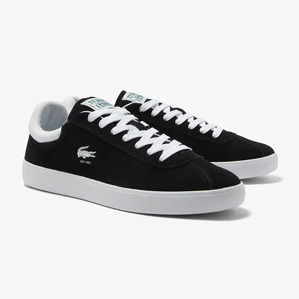 Giày Thể Thao Nam Lacoste Baseshot Màu Đen Size 42.5 - Giày - Vua Hàng Hiệu