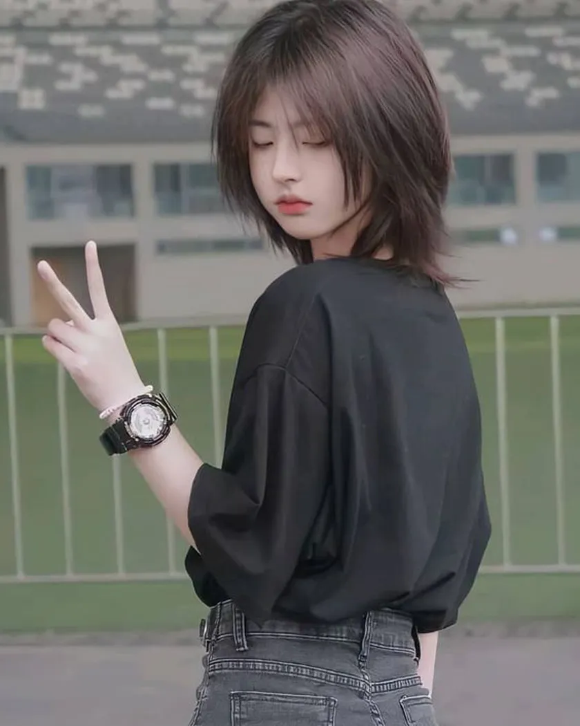 16 kiểu tóc tomboy mullet siêu ngầu và cá tính cho giới trẻ