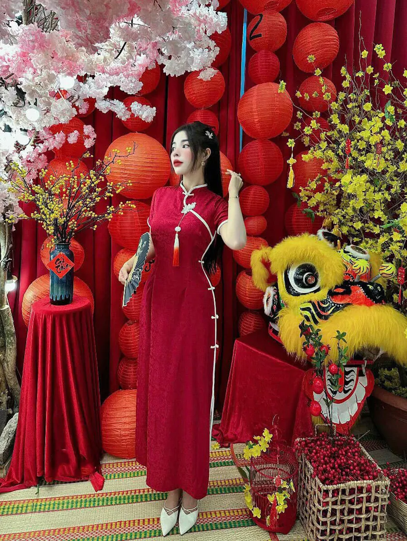 Sườn xám cách điệu