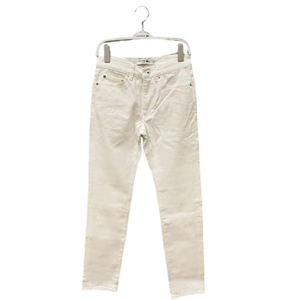 Quần Jean Nam Lacoste Men's Slim Fit Pants Màu Trắng Size 30 - Thời trang - Vua Hàng Hiệu