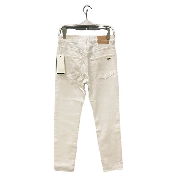Quần Jean Nam Lacoste Men's Slim Fit Pants Màu Trắng Size 30 - Thời trang - Vua Hàng Hiệu