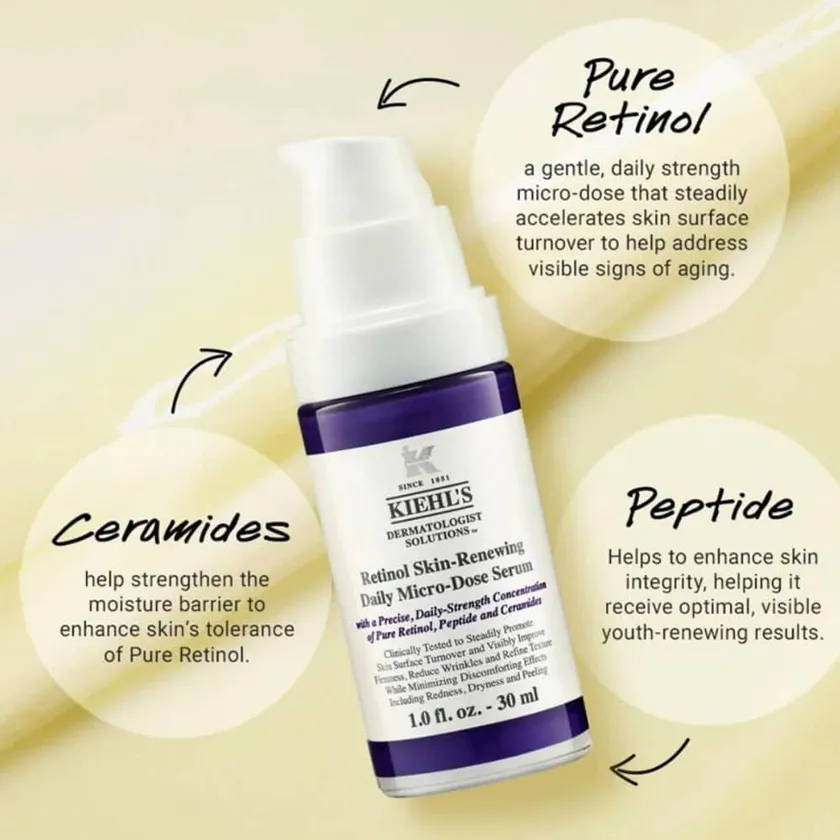 Review chi tiết về serum Retinol của Kiehl's có thực sự tốt?