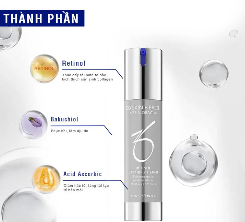 Review kem dưỡng da Retinol của Zo Skin Health có 