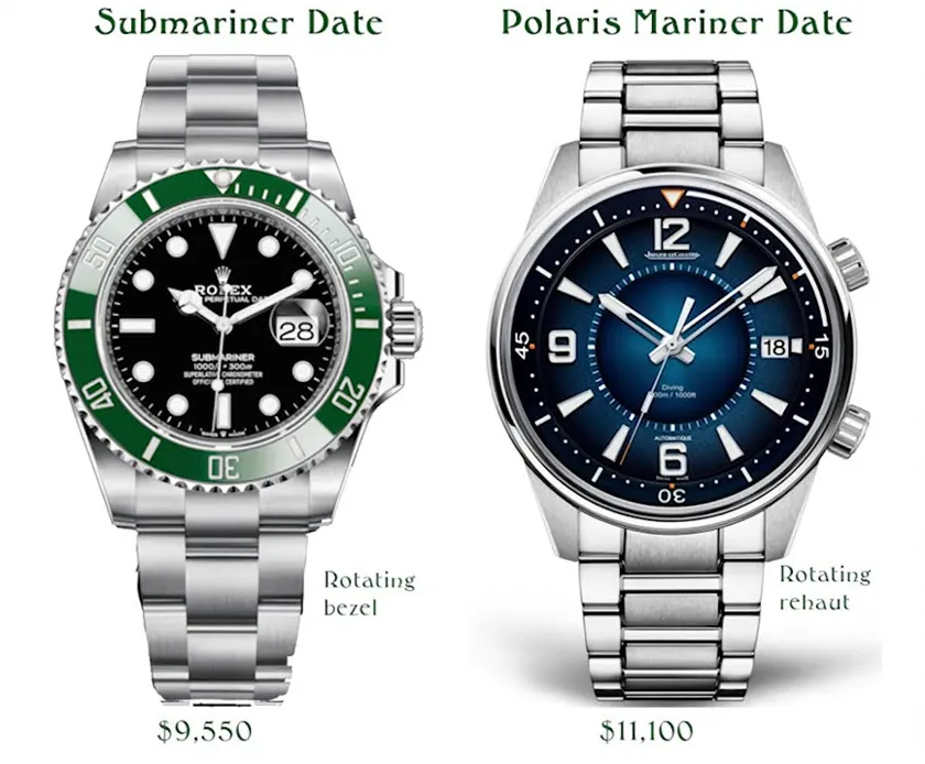 So sánh đồng hồ Jaeger – LeCoultre với Rolex rất chi tiết