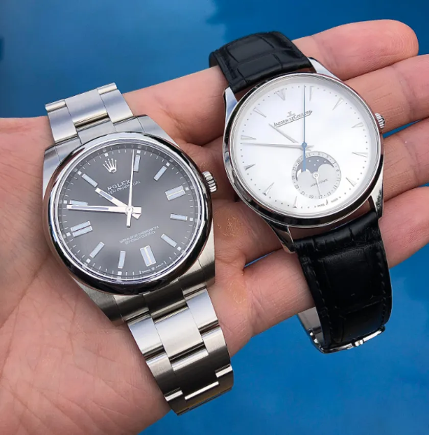 So sánh đồng hồ Jaeger – LeCoultre với Rolex rất chi tiết
