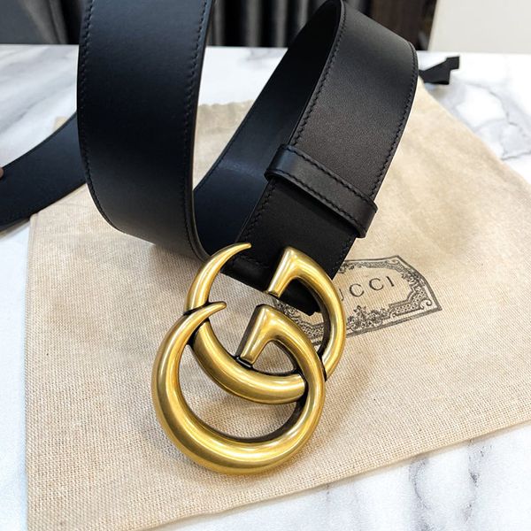 Thắt Lưng Nữ Gucci Double G Buckle Leather Belt 4cm Màu Đen Size 70 - Thắt lưng - Vua Hàng Hiệu