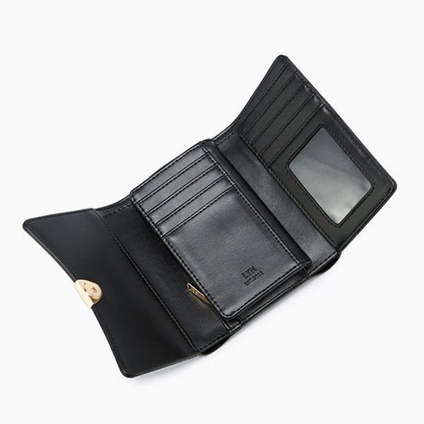 Ví Nữ Lyn Ari Semi Short Wallets LL23WWF026 Màu Đen - Túi xách - Vua Hàng Hiệu
