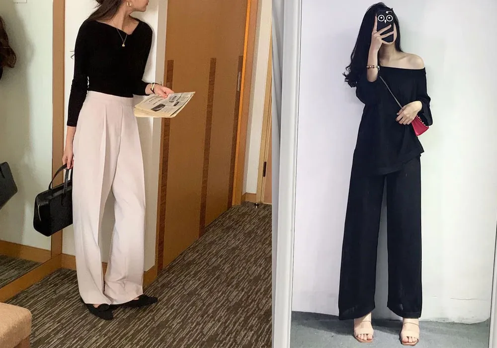 10 cách mặc áo thun dài tay giúp nàng ghi 10 điểm thanh lịch