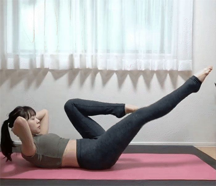 7 động tác tập tại nhà giúp chị em cải thiện vòng eo thon gọn, thẳng đuột - 7