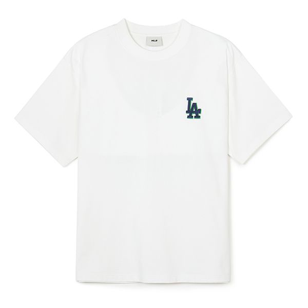 Áo Phông MLB Monative Overfit LA Dodgers 3ATSM0443-07IVS Màu Trắng - Thời trang - Vua Hàng Hiệu