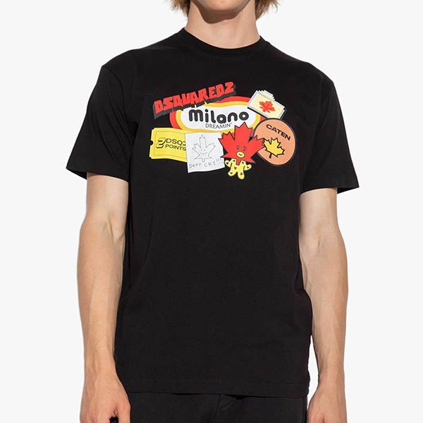 Áo Phông Nam Dsquared2 Cool Men's Tshirt Black S71GD1298 Màu Đen Size XS - Thời trang - Vua Hàng Hiệu