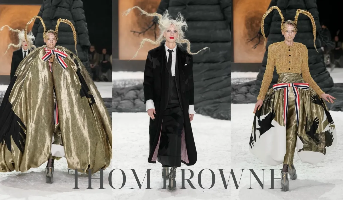 BST thời trang Thom Browne thu đông 2025 mang đậm phong cách cõi hoang địa