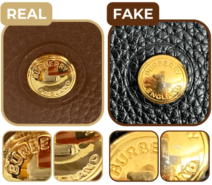 Kiểm tra các chi tiết phần cứng trên túi 