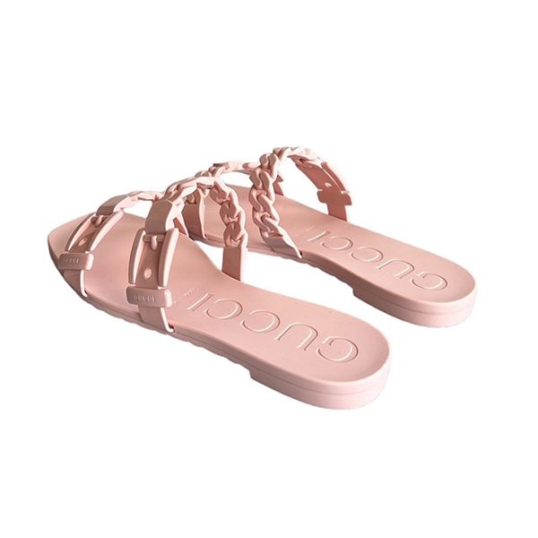 Dép Nữ Gucci Pink Rubber Sandals Màu Hồng Size 36 - Dép - Vua Hàng Hiệu