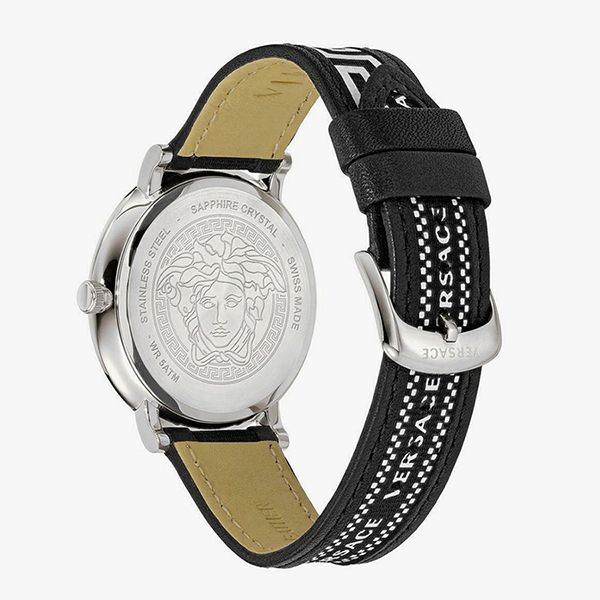 Đồng Hồ Nam Versace V-Circle/ Greca Edition Watch 42mm VEBQ01219 Màu Đen - Đồng hồ - Vua Hàng Hiệu