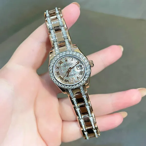 Đồng Hồ Nữ Rolex Pearl Master Màu Vàng Hồng - Đồng hồ - Vua Hàng Hiệu