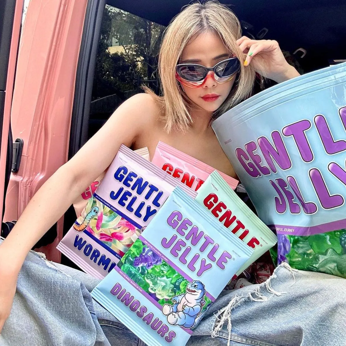 BST mắt kính Gentle Monster Jellycore phong cách kẹo dẻo ngọt ngào - 5