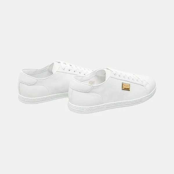 Giày Sneaker Nam Dolce & Gabbana D&G Saint Tropez Plaque White CS1735 AN990 80002 Màu Trắng Size 5.5 - Giày - Vua Hàng Hiệu