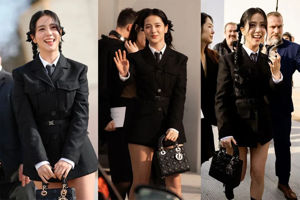 Jisoo lên đồ cực xinh yêu, chuẩn style tiểu thư tài phiệt dự show Dior - 5