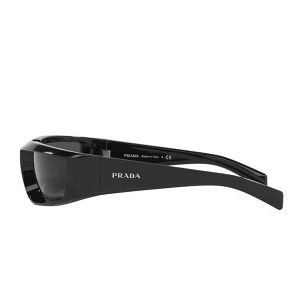Kính Mát Nam Prada Wrap Men's Sunglasses PR 25YS 1AB5S0 63 Màu Xám Đen - Kính mắt - Vua Hàng Hiệu