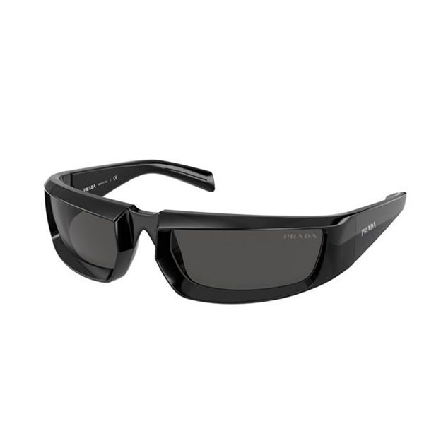 Kính Mát Nam Prada Wrap Men's Sunglasses PR 25YS 1AB5S0 63 Màu Xám Đen - Kính mắt - Vua Hàng Hiệu