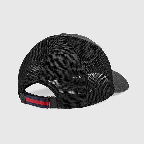 Mũ Gucci Kingsnake Print GG Supreme Baseball Black Màu Đen Size M - Mũ nón - Vua Hàng Hiệu